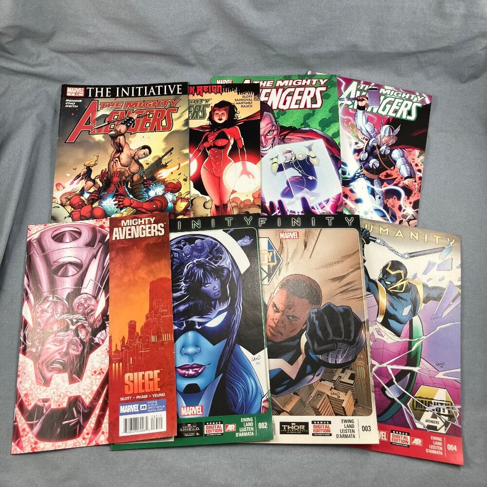 Mighty Avengers Marvel Comic Books Lot of 8 Issues 2007 & 2014 Series